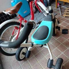 舵取り付き三輪車