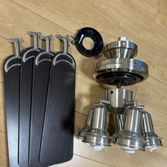 ODELIC SH967RL 照明(電球付き)4枚羽 シーリングファンライトの画像