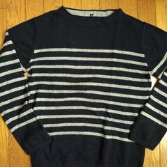 取引打ち合わせ中_か    無印良品のセーター　紳士　M　600円