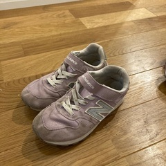NB スニーカー　22 紫(21)おまけできますの画像