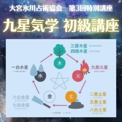 大宮氷川占術協会　第3回特別講習　九星気学初級講座