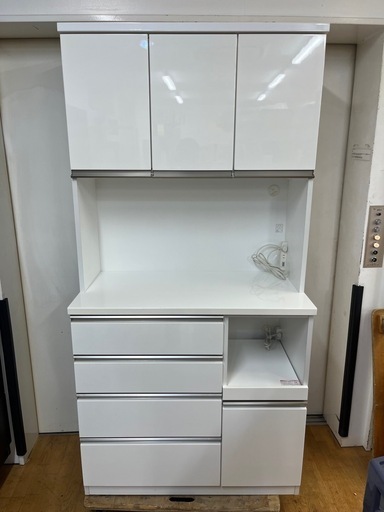 N725★ニトリ製★レンジボード★カップボード★食器棚★幅1000mm