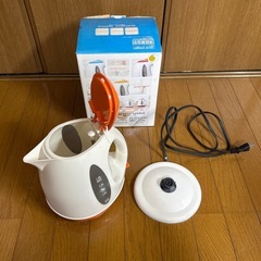 【動作品】電気ケトル1.8Lオレンジの画像