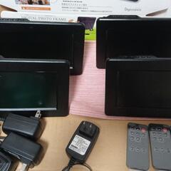 【４台セット】7インチ 液晶デジタルフォトフレームの画像