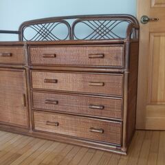 中古上質品！籐のタンス売ります！