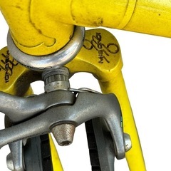 クロモリロードバイク ミソノイ315 550mm レモンイエロー 自転車 ヴィンテージの画像