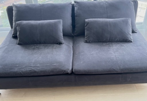 IKEA SÖDERHAMN ソーデルハムン 3人用　グレーのカバー付き