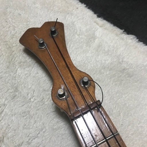 激レア ノーネーム バリトンウクレレ マホガニー 珍品