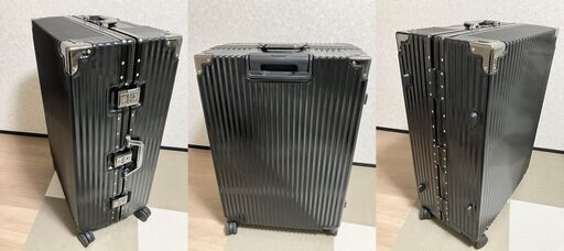 [C.jutro] スーツケース キャリーケース 旅行カバン トランク 大型 軽量 90l以上 lサイズ ブラック