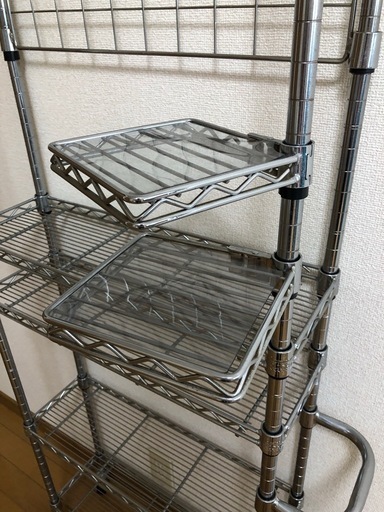 ルミナス スチールラックなど 3点とパーツ多数ま