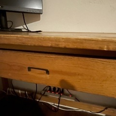 パイン材の長机の画像