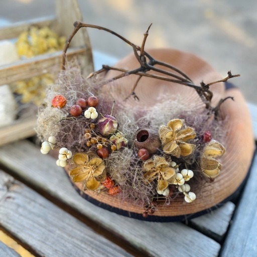 秋リース　ハロウィン　リース