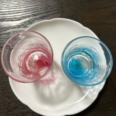 ガラスコップ2個セットの画像
