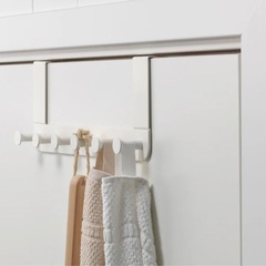 【新品】IKEA／ENUDDEN エヌーデン  ハンガー 扉/ドア用, ホワイトの画像