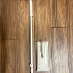 無印良品　フローリングモップ　伸縮ポール　ヘッドが付け替えられる...