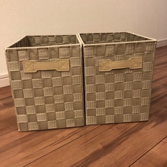 収納かご2個
