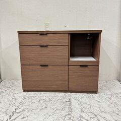  19468  NITORI キッチンカウンター　幅105　食器棚   ◆大阪市内・東大阪市他 6,000円以上ご購入で無料配達いたします！◆ ※京都・高槻・枚方方面◆神戸・西宮・尼崎方面◆生駒方面、大阪南部方面　それぞれ条件付き無料配送あり！            
