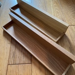 無印良品 壁に付けられる家具 トレーの画像