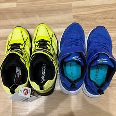 新品未使用 2点セット　瞬足 スニーカー 23.5 