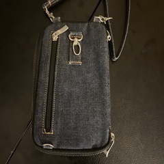 【中古】デニム生地ミニサコッシュの画像