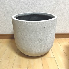 　新品・未使用　セメント鉢