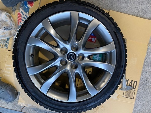 マツダ　アテンザ 純正19インチ　スタッドレス4本セット