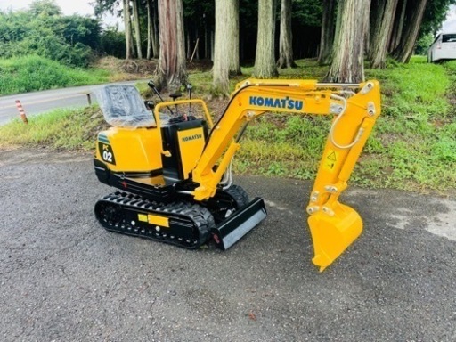 コマツ KOMATSU ★ ミニユンボ★ PC02-1A ★553 時間 ★ディーゼル★ 軽トラックも積載可能★