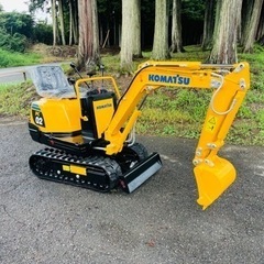 コマツ KOMATSU ★ ミニユンボ★ PC02-1A ★553 時間 ★ディーゼル★ 軽トラックも積載可能★