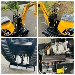 コマツ KOMATSU ★ ミニユンボ★ PC02-1A ★553 時間 ★ディーゼル★ 軽トラックも積載可能★の画像