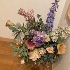 豪華な造花☆花瓶つき☆インテリア☆の画像