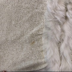 【定価16,500円/ラビットファー 】MAITRESSE メトリーゼ　ショール　ストール　毛皮　結婚式の画像