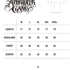   GAKKIN 花罰家紋 VELOUR S/S TEE BLACK XLの画像