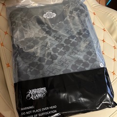   GAKKIN 花罰家紋 VELOUR S/S TEE BLACK XLの画像