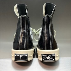 RickOwens DRKSHDW×CONVERSE 26.5cm 黒 光沢の画像