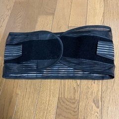 コルセット　黒　M ナイロンメッシュの画像