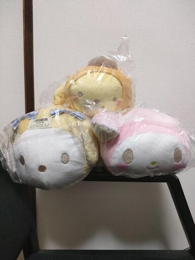 【3個セット】サンリオキャラクターズ　なかよしこうさうさ　ぬいぐるみ