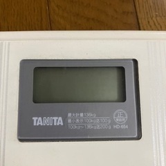 タニタ　体組成計　の画像