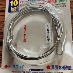 ワイヤーハンガー新品未使用品2個セットの画像