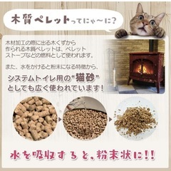 【猫砂】新品 システムトイレ用 木質ペレット 大きめ粒 32Lの画像