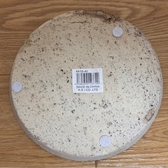 【受皿付き】底穴付き陶器のガーデンポットの画像