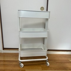 【2台で3500円】IKEA ロースコグワゴン タイヤ付き