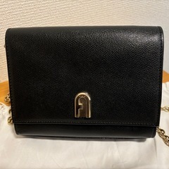[美品] FURLA レザーショルダーバックの画像