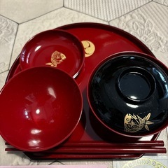 お値下げ　お食い初めセット　１００日祝い　初節句　食器の画像