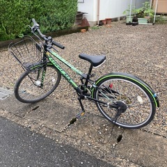 子供用自転車　22インチ　6段変則　鍵付　ライト故障