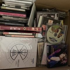 受付中　廃棄予定　大量CD DVD ダンボール5箱　トータル100キロ