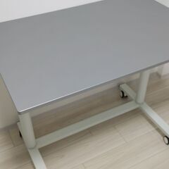 昇降 デスク テーブル キャスター付 美品 スタンディングデスク PCデスク