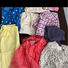 女の子服大量まとめ売り　90 95まとめ売りの画像