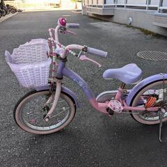 最終！本日対応可【土日受渡】子供用　自転車　女の子　ソフィアの画像