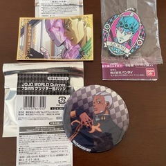 ラバーストラップ　ステッカー　ジョジョの奇妙な冒険
