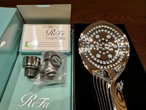 【広川町】《美品》Refa リファ ファインバブル S ReFa FINE BUBBLE S シャワーヘッド シルバー RS-AF15A
